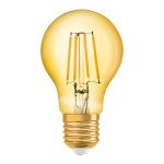 Osram Vintage 1906 LED E27 Birne Fadenlampe Gold 4W 410lm - 824 Extra Warmweiß | Ersatz für 40W