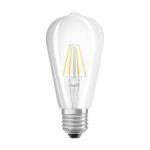 Ledvance Classic LED E27 Edison Fadenlampe Klar 5.8W 806lm - 927 Extra Warmweiß | Höchste Farbwiedergabe - Dimmbar - Ersatz Für 60W