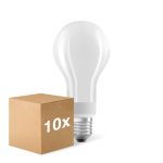 Mehrfachpackung 10x Ledvance Classic LED E27 Birne Fadenlampe Matt 18W 2452lm - 827 Extra Warmweiß | Dimmbar - Ersatz Für 150W