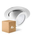 Mehrfachpackung 4x Noxion LED Downlight Forza Weiß 35W 3000lm 36D - 930 Warmweiß | 168mm - Höchste Farbwiedergabe