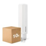 Mehrfachpackung 10x Philips CorePro PL-C LED 6.5W 700lm - 830 Warmweiß | Ersatz Für 18W