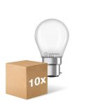 Mehrfachpackung 10x Ledvance Classic LED B22d Birne Matt 4W 470lm - 827 Extra Warmweiß | Ersatz Für 40W