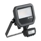 Ledvance Led-Scheinwerfer Aluminium Schwarz 8W 1100lm 100D - 830 Warmweiß | IP65 - Bewegungs- Und Lichtsensor - Symmetrisch
